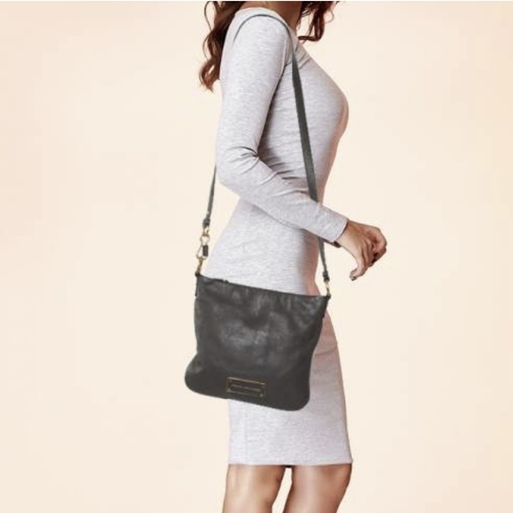 Marc by Marc Jacobs Gray Leather Crossbody Bag - Picture 2 of 16